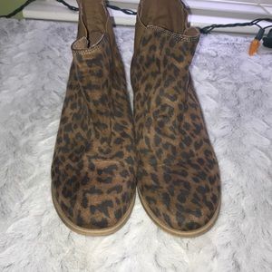 Cheetah booties